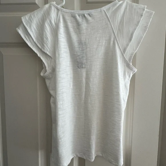 White House Black Market White Tee - Picture 3 of 5